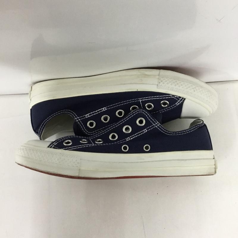コンバース CONVERSE スニーカー スニーカー 1CJ751 ALL STARSLIPON IENA 24cm 箱有 24.0cm ロゴ、文字 紺 / ネイビー / レディース USED 古着 中古 10128293