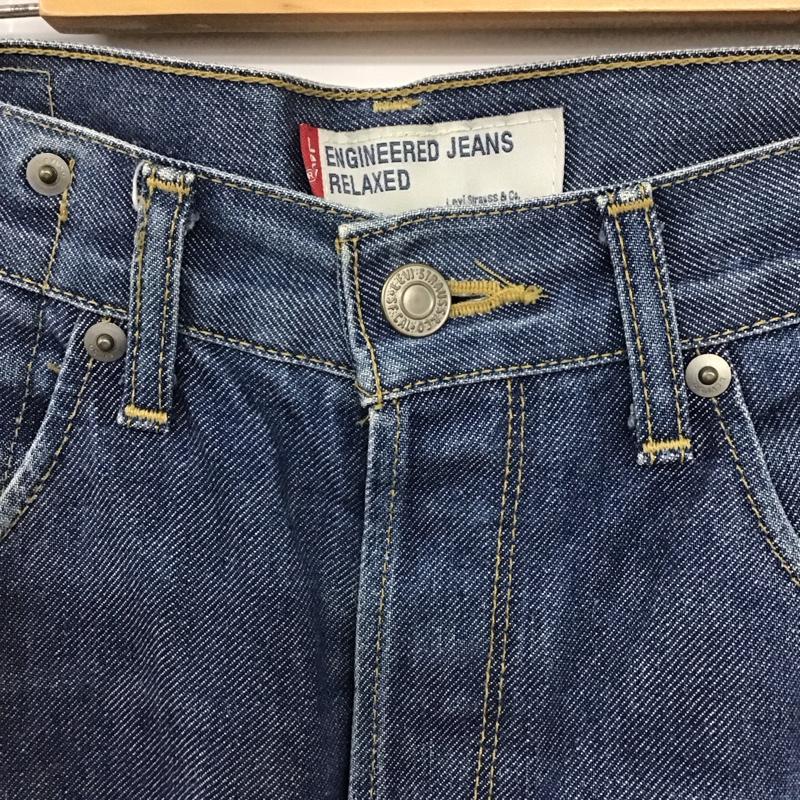 リーバイスエンジニアジーンズ Levi s ENGINEERED JEANS パンツ デニム、ジーンズ デニムパンツ スリムパンツ カジュアルパンツ 無地 インディゴ / インディゴ / メンズ USED 古着 中古 10135914