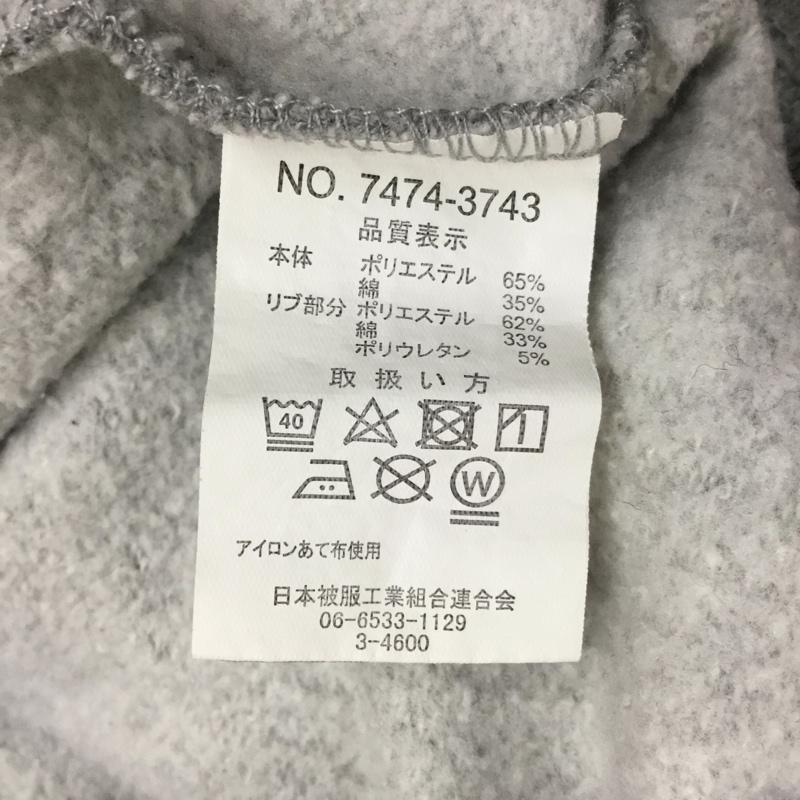 ディッキーズ Dickies トレーナー 長袖 7474-3743 スウェット 裏起毛 L ロゴ、文字 灰 / グレー /  メンズ USED 古着 中古 10118976