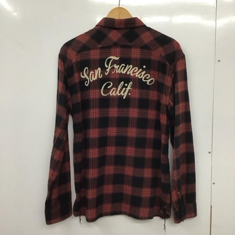 ベンデイビス BEN DAVIS シャツ、ブラウス 長袖 長袖シャツ チェックシャツ カラーシャツ L チェック マルチカラー / マルチカラー / メンズ USED 古着 中古 10138718
