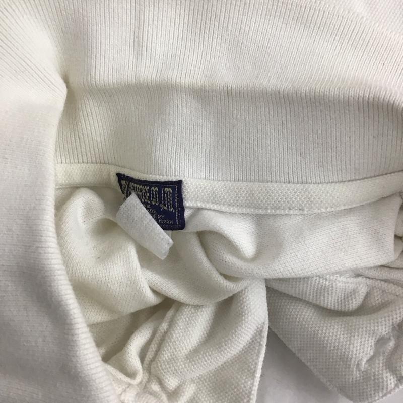 トウヨウエンタープライズ 東洋エンタープライズ ポロシャツ 半袖 半袖ポロシャツ カラーシャツ 半袖カットソー プリント 白 / ホワイト /  メンズ USED 古着 中古 10112816