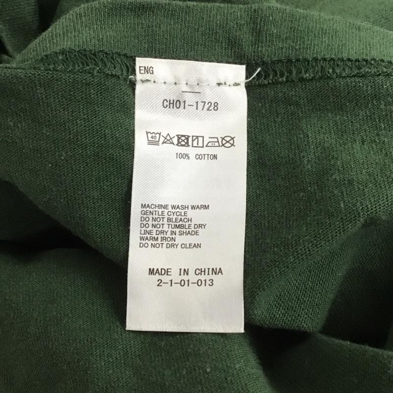 チャムス CHUMS Tシャツ 半袖 半袖カットソー プリントTシャツ クルーネックカットソー XL ロゴ、文字 緑 / グリーン / メンズ USED 古着 中古 10106831