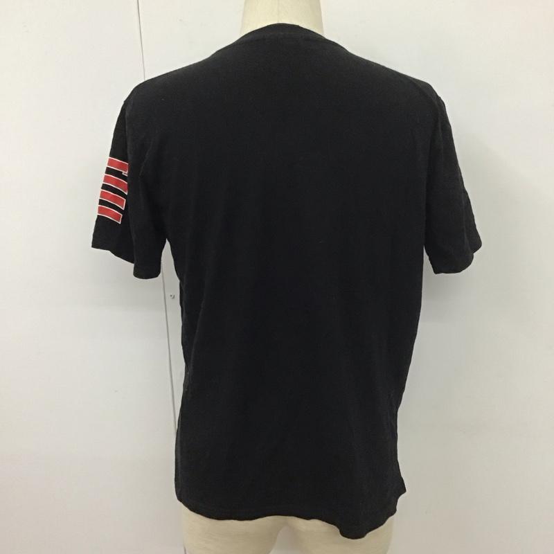 ナンバーナイン NUMBER (N)INE Tシャツ 半袖 半袖カットソー プリントTシャツ クルーネックカットソー MARLBORO コラボ FREE プリント 黒 / ブラック /  メンズ USED 古着 中古 10110349