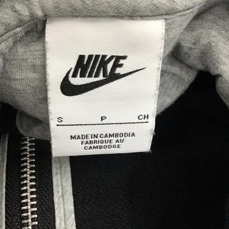 ナイキ NIKE パーカー 長袖 521574-010 ジップアップパーカー 長袖スウェット スポーツウェア S ロゴ、文字 黒 / ブラック / メンズ USED 古着 中古 10117658