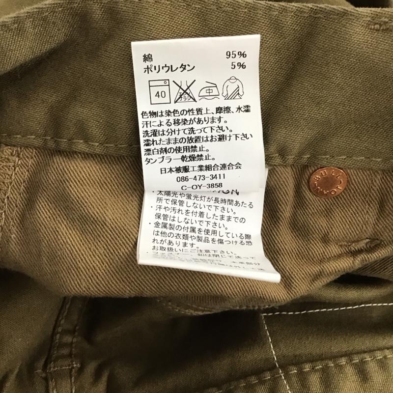 ジョンブル Johnbull パンツ デニム、ジーンズ 11462 リムパンツ ストレッチ スナッグパンツ S 無地 カーキ / カーキ / メンズ USED 古着 中古 10132778