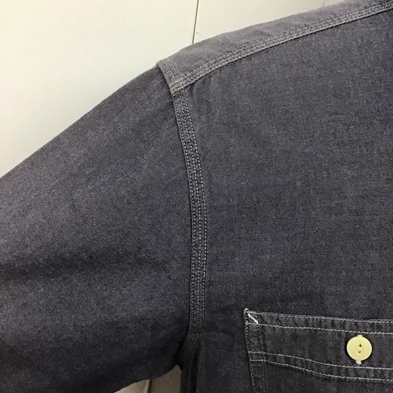 カーハート Carhartt シャツ、ブラウス 半袖 半袖シャツ カラーシャツ 半袖カットソー S 無地 インディゴ / インディゴ /  メンズ USED 古着 中古 10113099