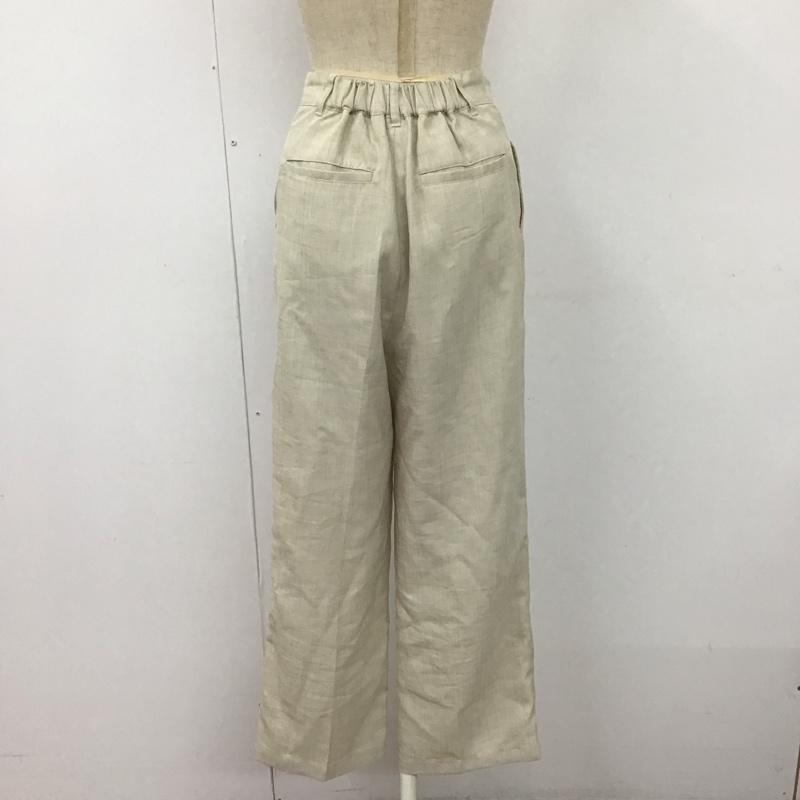 フリークスストア FREAK S STORE セットアップ セットアップ 222-3422 半袖ジャケット ストレートパンツ セットアップ 2点セット XS 無地 ベージュ / ベージュ / レディース USED 古着 中古 10109966
