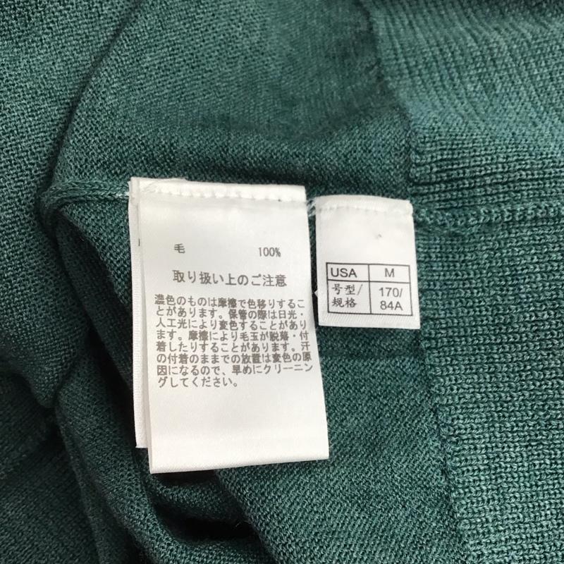 ブルックスブラザーズ BROOKS BROTHERS ニット、セーター 長袖 タートルネック ウール M 無地 緑 / グリーン / レディース USED 古着 中古 10146381