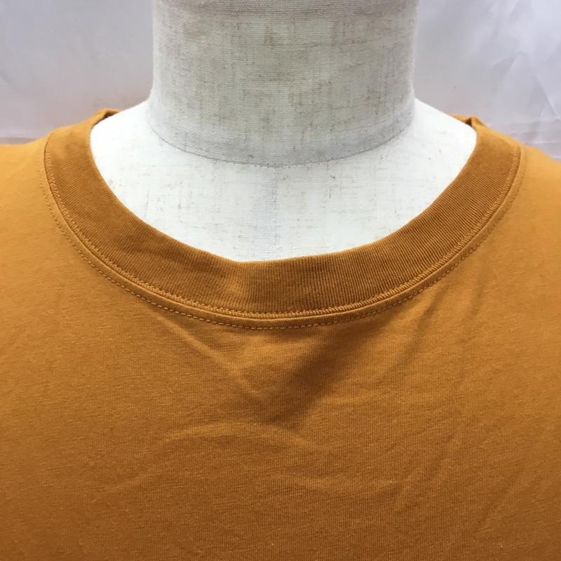 ポールスミス Paul Smith Tシャツ 長袖 長袖カットソー ロングスリーブカットソー クルーネックカットソー L ロゴ、文字 キャメル / キャメル / メンズ USED 古着 中古 10106580