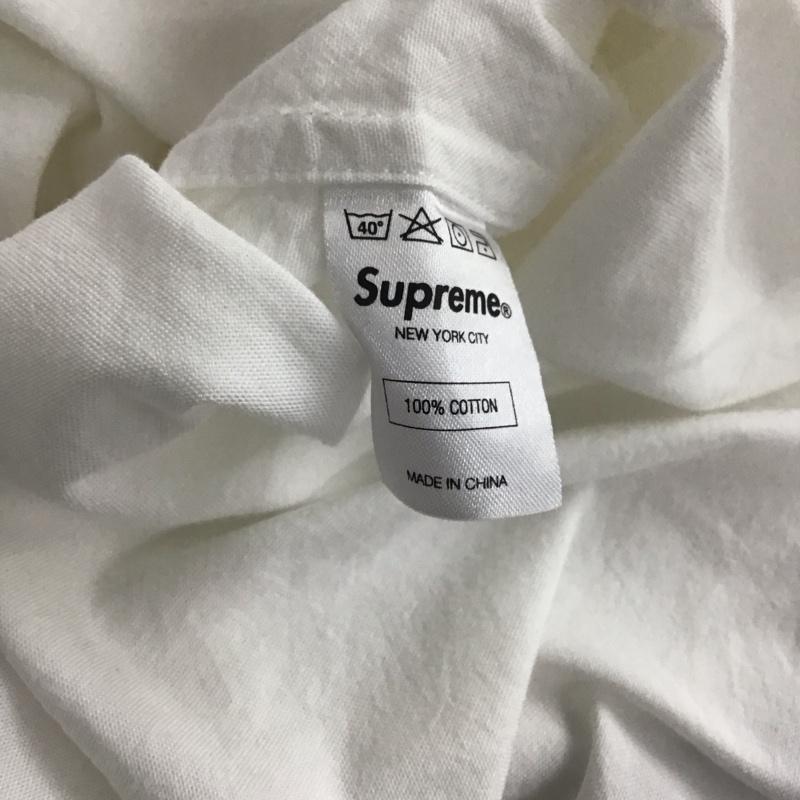 シュプリーム Supreme シャツ、ブラウス 長袖 長袖シャツ 無地シャツ カラーシャツ ボタンダウンシャツ M ロゴ、文字 白 / ホワイト / メンズ USED 古着 中古 10146434
