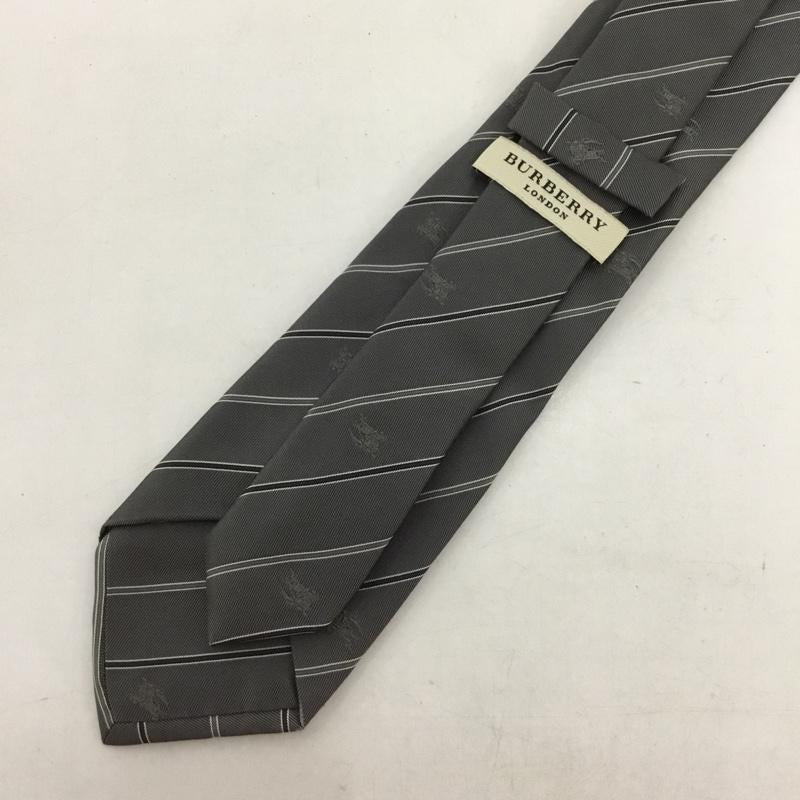 バーバリーロンドン Burberry London ネクタイ ネクタイ シルク 総柄 灰 / グレー / メンズ USED 古着 中古 10130026