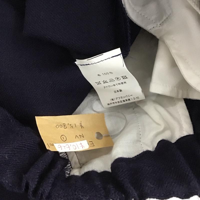 シャルパンティエドゥヴェッソ Charpentier de Vaisseau パンツ スラックス 1 無地 紺 / ネイビー / レディース USED 古着 中古 10140647