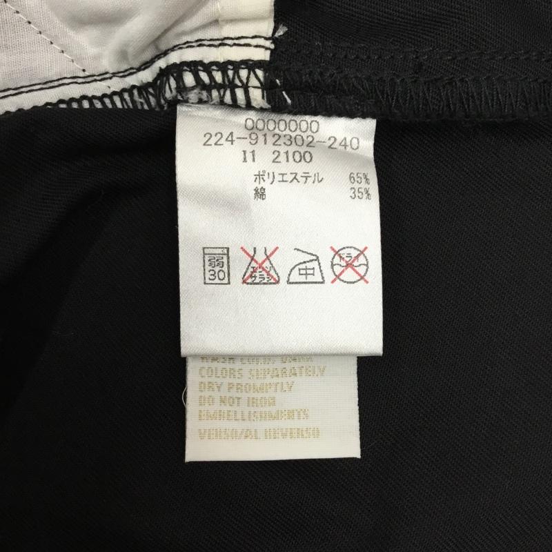 トミー ジーンズ TOMMY JEANS ワンピース ひざ丈スカート S 無地 黒 / ブラック / レディース USED 古着 中古 10107372