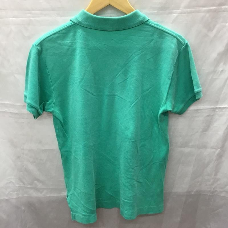 ラルフローレン RALPHLAUREN ポロシャツ 半袖 半袖カットソー プリントTシャツ クルーネックカットソー M ロゴ、文字 薄緑 / ライトグリーン /  メンズ USED 古着 中古 10113307
