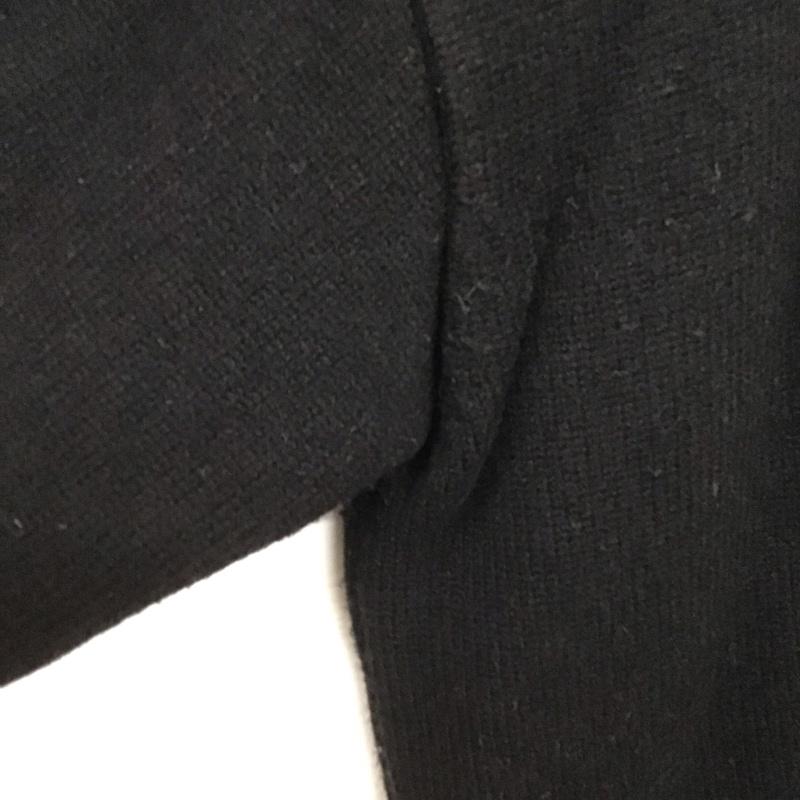 ザラ ZARA ニット、セーター 長袖 タートルネック ワイド M 無地 黒 / ブラック / レディース USED 古着 中古 10139136
