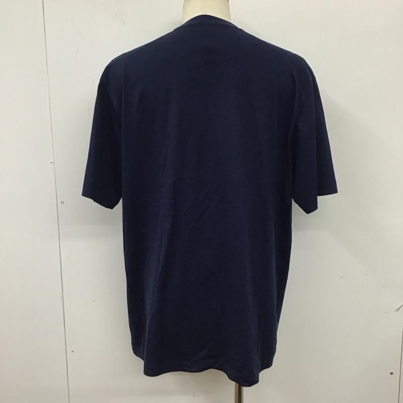 ワイスリー Y-3 Tシャツ 半袖 gv4114 Tシャツ 半袖カットソー スポーツウェア L ロゴ、文字 紺 / ネイビー / メンズ USED 古着 中古 10115938