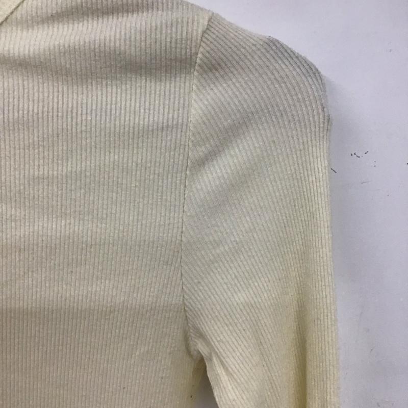 クラネ CLANE カットソー 長袖 13105-1102 長袖カットソー 1 無地 アイボリー / アイボリー / レディース USED 古着 中古 10137294