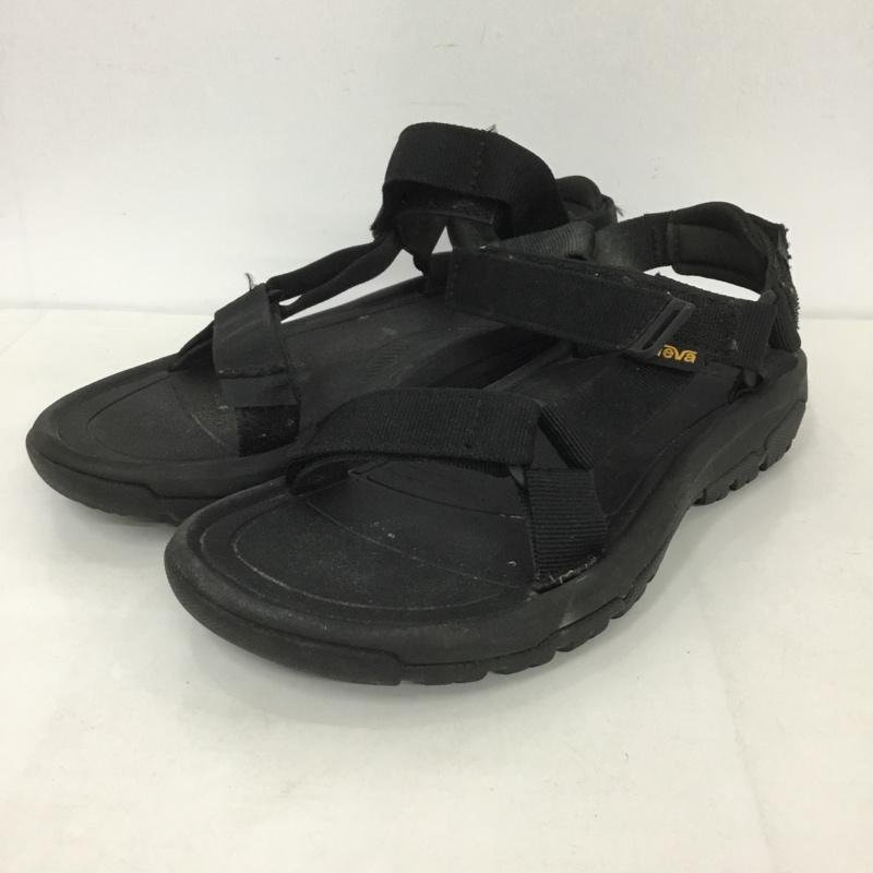 テバ Teva サンダル サンダル 1019235 HURRICANE XLT2 24cm 24.0cm ロゴ、文字 黒 / ブラック / レディース USED 古着 中古 10124367