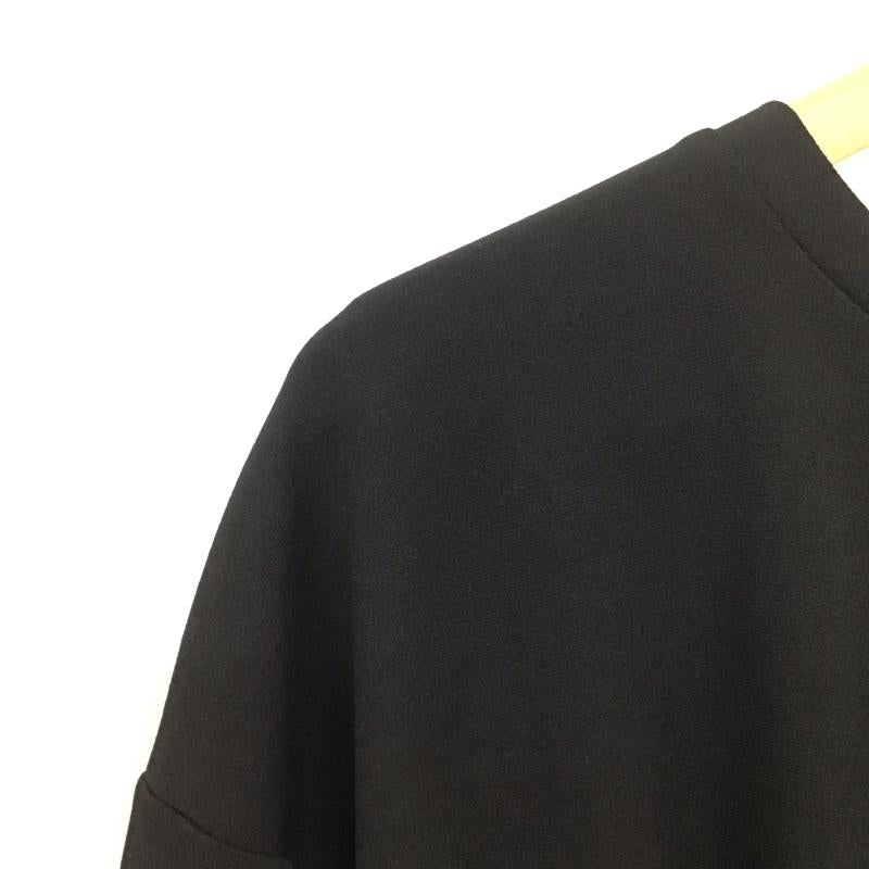 ザラ ZARA ワンピース ひざ丈スカート 5039/050/800 S 無地 黒 / ブラック /  レディース USED 古着 中古 10133689