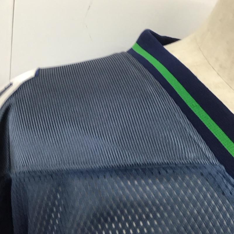 リーボック Reebok カットソー 半袖 R700A NFL SEAHAWKS メッシュ ロゴ、文字 紺 / ネイビー / メンズ USED 古着 中古 10107922