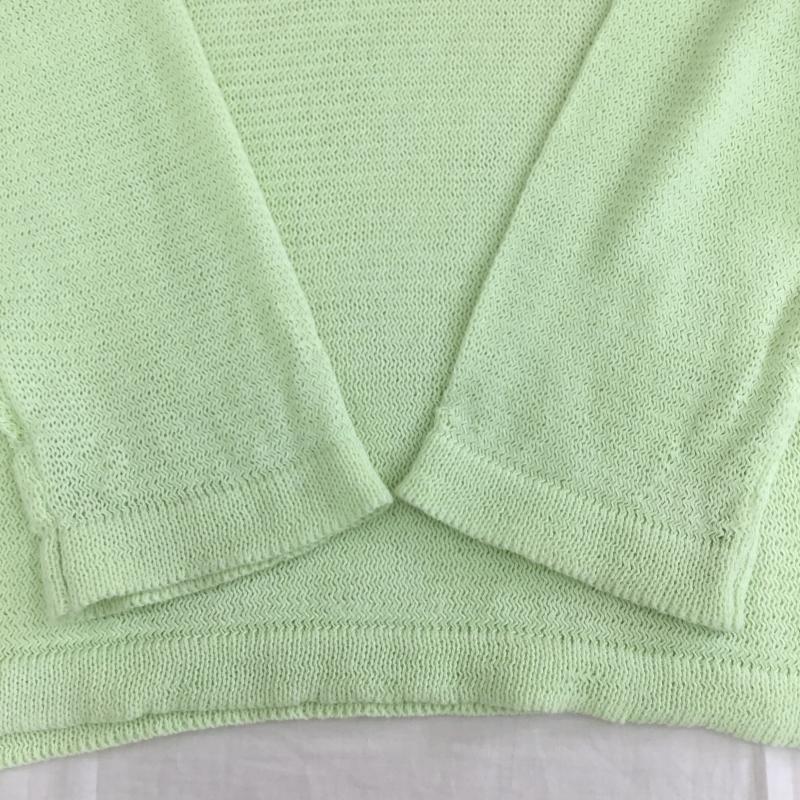 ステューシー STUSSY ニット、セーター 長袖 Light Sensitive Sweater M 無地 薄緑 / ライトグリーン / メンズ USED 古着 中古 10138534
