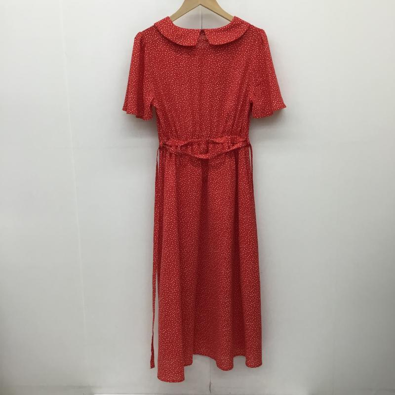アースミュージックアンドエコロジー earth music&ecology ワンピース ロングスカート S 花柄 赤 / レッド / レディース USED 古着 中古 10134142