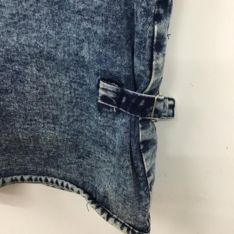 古着 USED ベスト ベスト デニムベスト ジップアップベスト ノースリーブカットソー 古着 XXL 無地 インディゴ / インディゴ / メンズ USED 古着 中古 10137066