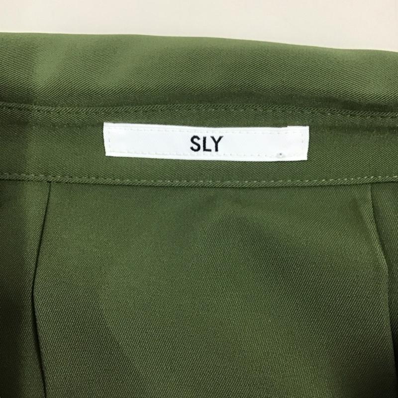 スライ SLY シャツ、ブラウス 長袖 030CAY30-5260 BACK TUCK SKIPPER SH FREE 無地 カーキ / カーキ / レディース USED 古着 中古 10115876