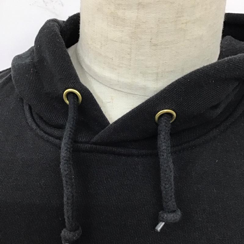 カーハート Carhartt パーカー 長袖 長袖パーカー フード付きパーカー プリントスウェット トレーナー M ロゴ、文字 黒 / ブラック /  メンズ USED 古着 中古 10121035