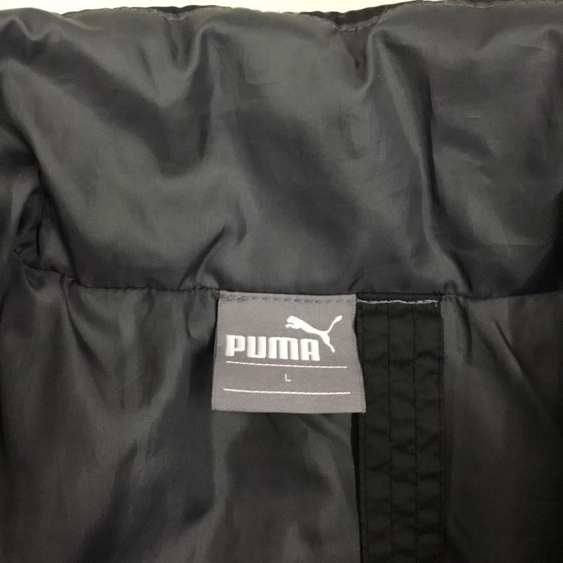 プーマ PUMA ジャケット、上着 ジャケット、ブレザー 853630-01 ジップアップジャケット ジャンパー スポーツウェア L ロゴ、文字 黒 / ブラック / メンズ USED 古着 中古 10122510