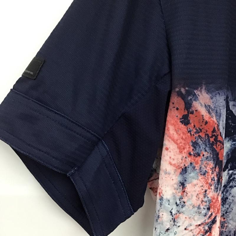 オークリー OAKLEY ポロシャツ 半袖 半袖ポロシャツ カラーシャツ 半袖カットソー M プリント マルチカラー / マルチカラー / メンズ USED 古着 中古 10135626