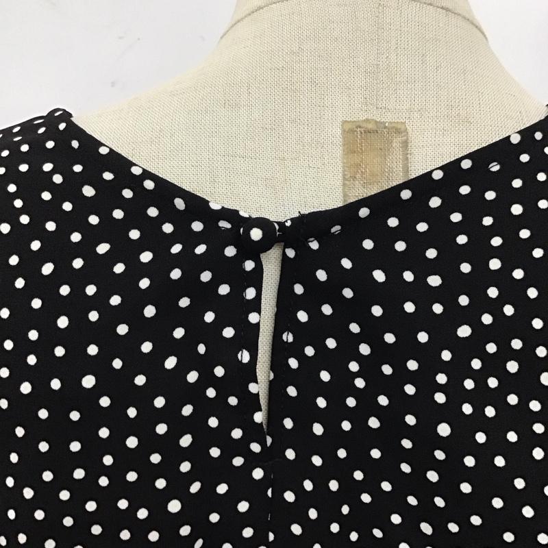 スライ SLY カットソー 長袖 030ba430-5320 PETIT DOT V/N TOPS FREE ドット 黒 / ブラック / レディース USED 古着 中古 10119888