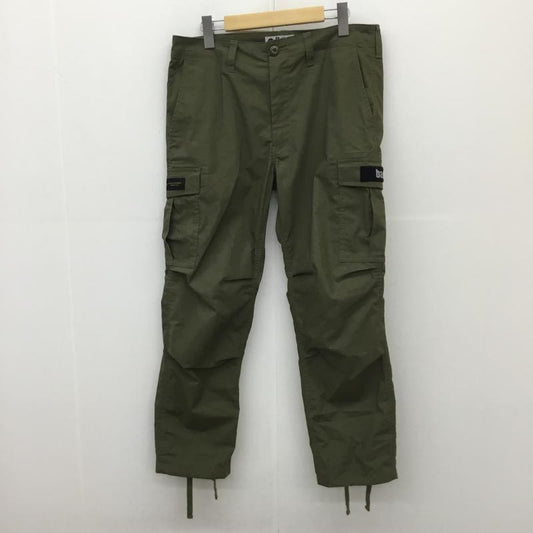 アベイシングエイプ A BATHING APE パンツ ワークパンツ、ペインターパンツ カーゴパンツ 001PTH301004X S 無地 X ワンポイント X ロゴ、文字 カーキ / カーキ /  メンズ USED 古着 中古 10128172
