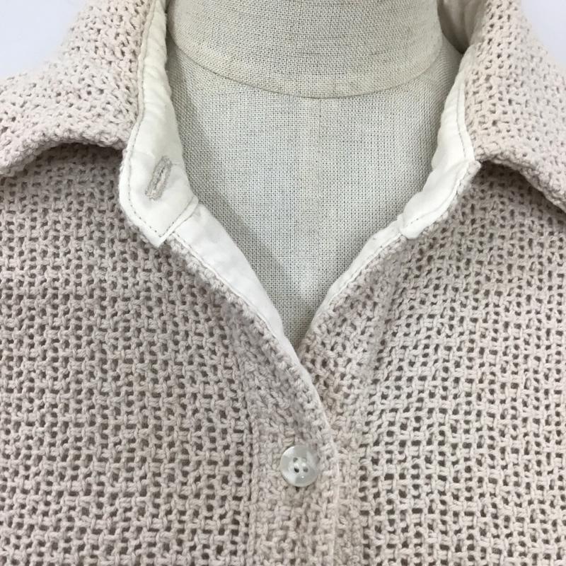 マウジー MOUSSY シャツ、ブラウス 長袖 010DS330-0550 MESH SHIRTS JACKET メッシュ FREE 無地 アイボリー / アイボリー / レディース USED 古着 中古 10120235
