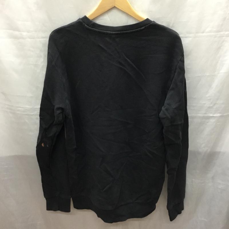 リーボック Reebok トレーナー 長袖 DT8132 CLASSIC AC フレンチテリー ビッグ スタークレスト クルー プリント 黒 / ブラック /  メンズ USED 古着 中古 10118977