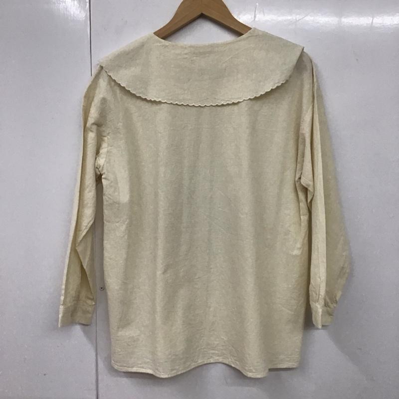 サマンサモスモス Samansa Mos2 シャツ、ブラウス 長袖 FREE 無地 アイボリー / アイボリー / レディース USED 古着 中古 10130207