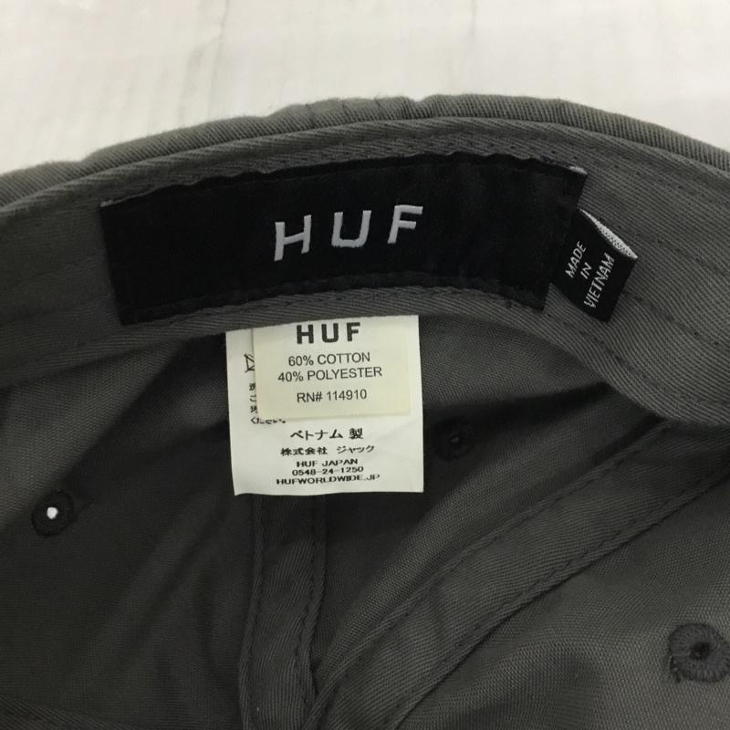 ハフ HUF 帽子 キャップ コットン ロゴ、文字 灰 / グレー / メンズ USED 古着 中古 10109911