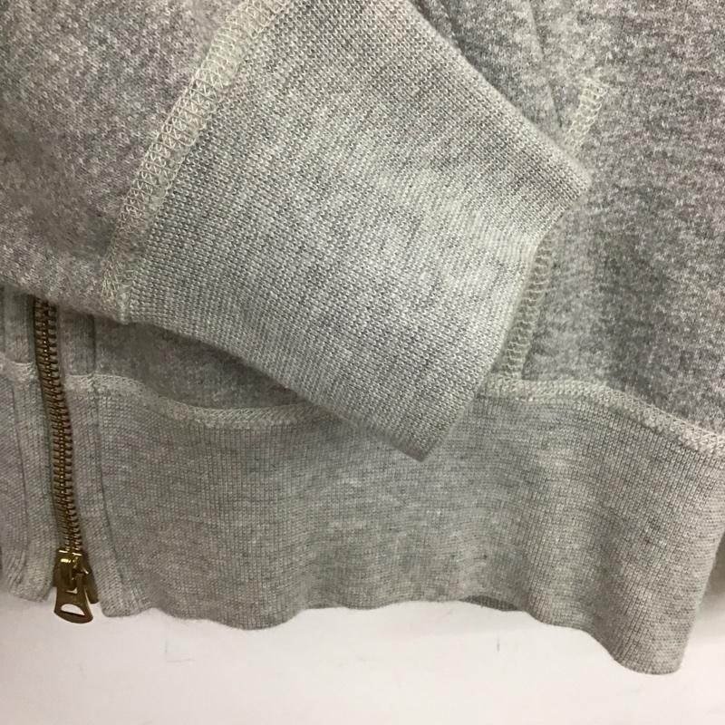 オーシバル ORCIVAL パーカー 長袖 ジップパーカー 2 無地 灰 / グレー / レディース USED 古着 中古 10136855