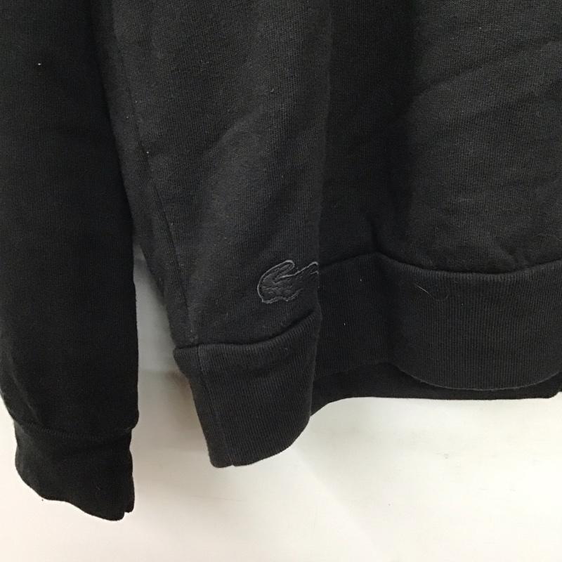 ラコステ LACOSTE トレーナー 長袖 長袖 4 無地 黒 / ブラック / メンズ USED 古着 中古 10139515