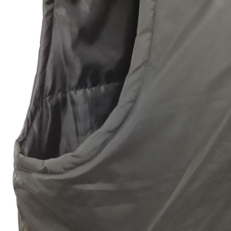 ニューエラ NEW ERA ベスト ベスト 中綿 フルジップ 5L ロゴ、文字 黒 / ブラック / メンズ USED 古着 中古 10123208