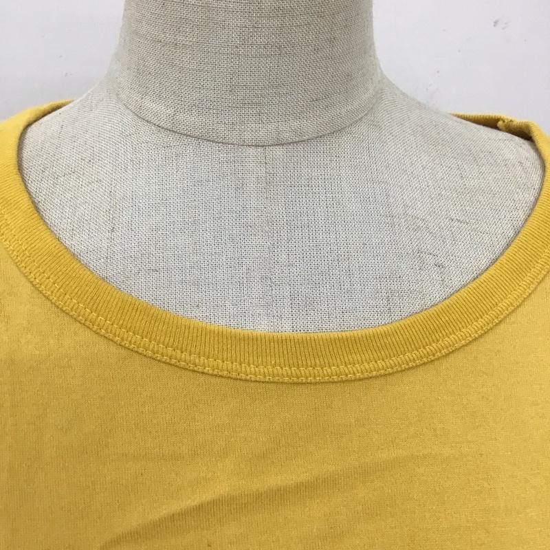 ピンクハウス PINK HOUSE Tシャツ 半袖 半袖カットソー プリントTシャツ クルーネックカットソー L プリント 黄 / イエロー / レディース USED 古着 中古 10117314