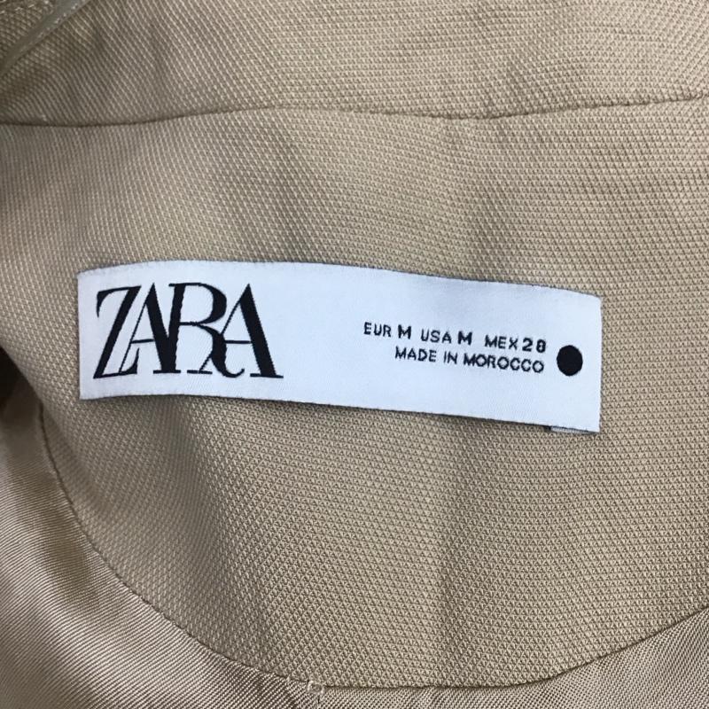 ザラ ZARA ベスト ベスト ロングベスト カラーベスト カジュアルベスト ノースリーブカットソー M 無地 ベージュ / ベージュ / レディース USED 古着 中古 10123791