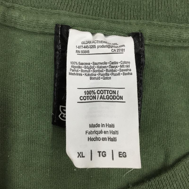 スナイパー SNIPEER Tシャツ 半袖 XL ロゴ、文字 カーキ / カーキ / メンズ USED 古着 中古 10116029