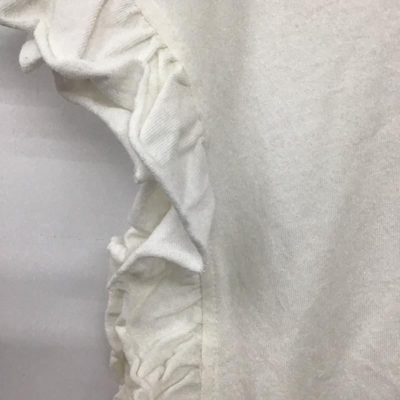 ローリーズファーム LOWRYS FARM Tシャツ 半袖 半袖カットソー プリントTシャツ クルーネックカットソー FREE プリント 白 / ホワイト / レディース USED 古着 中古 10135071