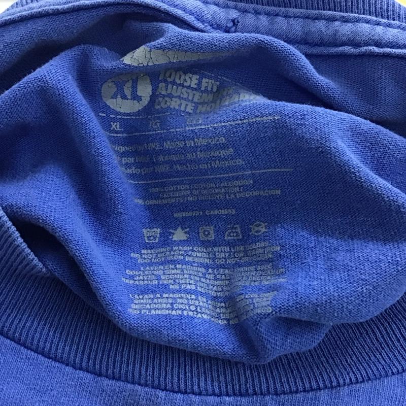 ナイキ NIKE Tシャツ 半袖 00s XL プリント 水色 / ライトブルー / メンズ USED 古着 中古 10134909