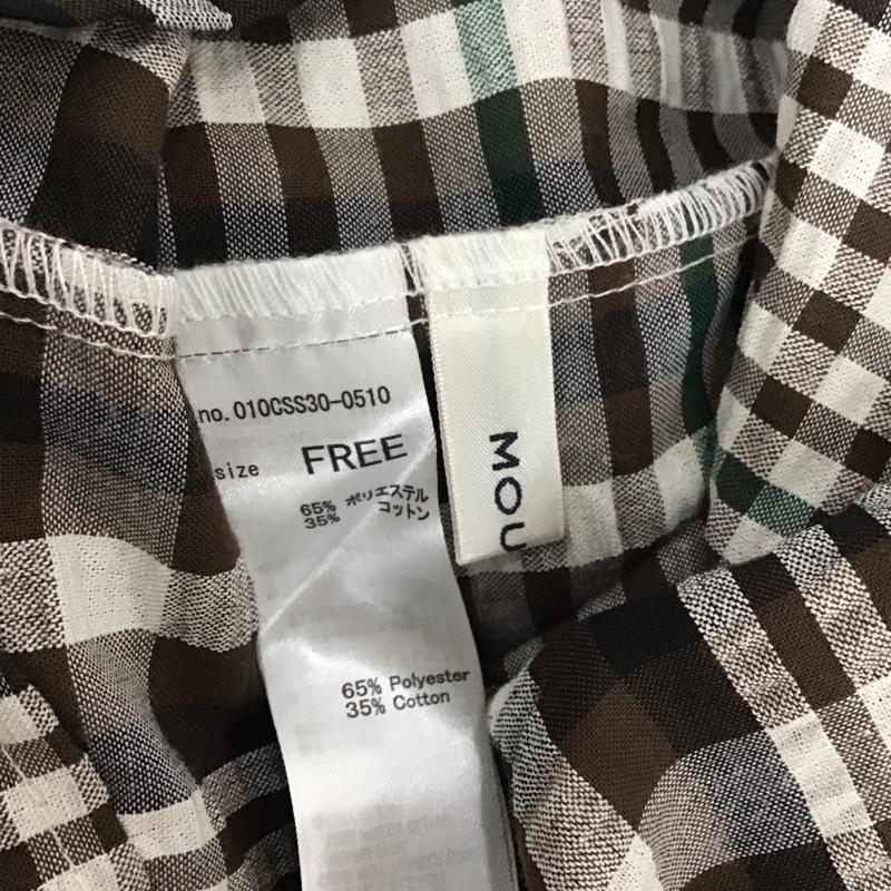 マウジー MOUSSY シャツ、ブラウス 長袖 010css30-0510 CHECKPUFFSLEEVEBLOUSE FREE チェック マルチカラー / マルチカラー / レディース USED 古着 中古 10119961