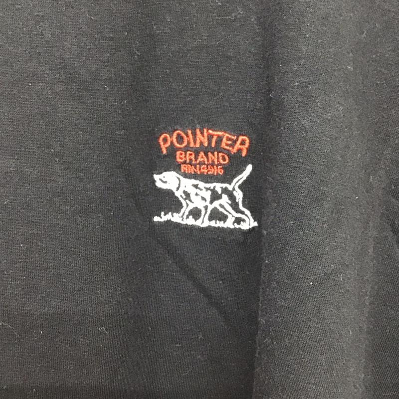 ポインター POINTER Tシャツ 半袖 半袖カットソー プリントTシャツ クルーネックカットソー XL ロゴ、文字 紺 / ネイビー / メンズ USED 古着 中古 10150070
