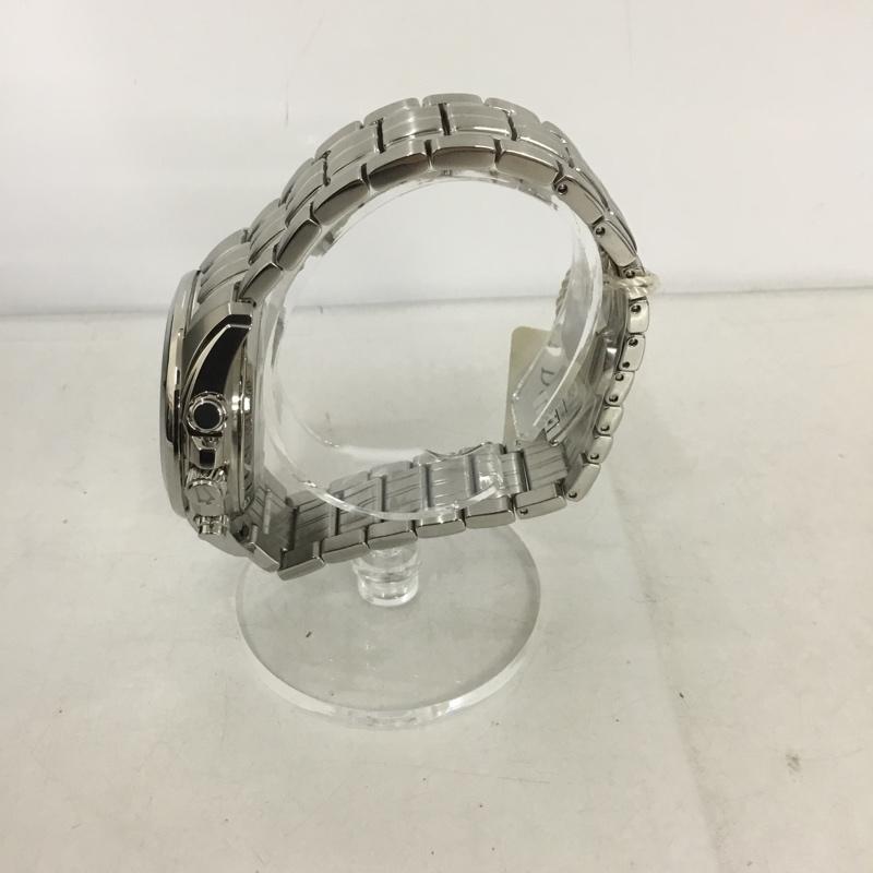 ブローバ BULOVA 腕時計 アナログ(クォーツ式) 96B260 プレシジョニスト 箱有 無地 黒 / ブラック / X 銀 / シルバー / メンズ USED 古着 中古 10133868