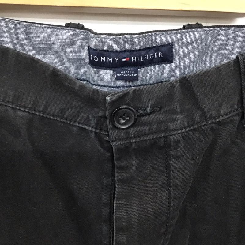 トミーヒルフィガー TOMMY HILFIGER パンツ ワークパンツ、ペインターパンツ ワークパンツ ワイドパンツ カジュアルパンツ チノパン 36 無地 黒 / ブラック / メンズ USED 古着 中古 10137202