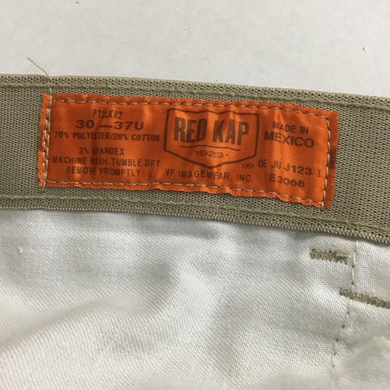 レッドキャップ RED KAP パンツ チノパン チノパン スリムパンツ カジュアルパンツ 30インチ 無地 ベージュ / ベージュ / メンズ USED 古着 中古 10131344